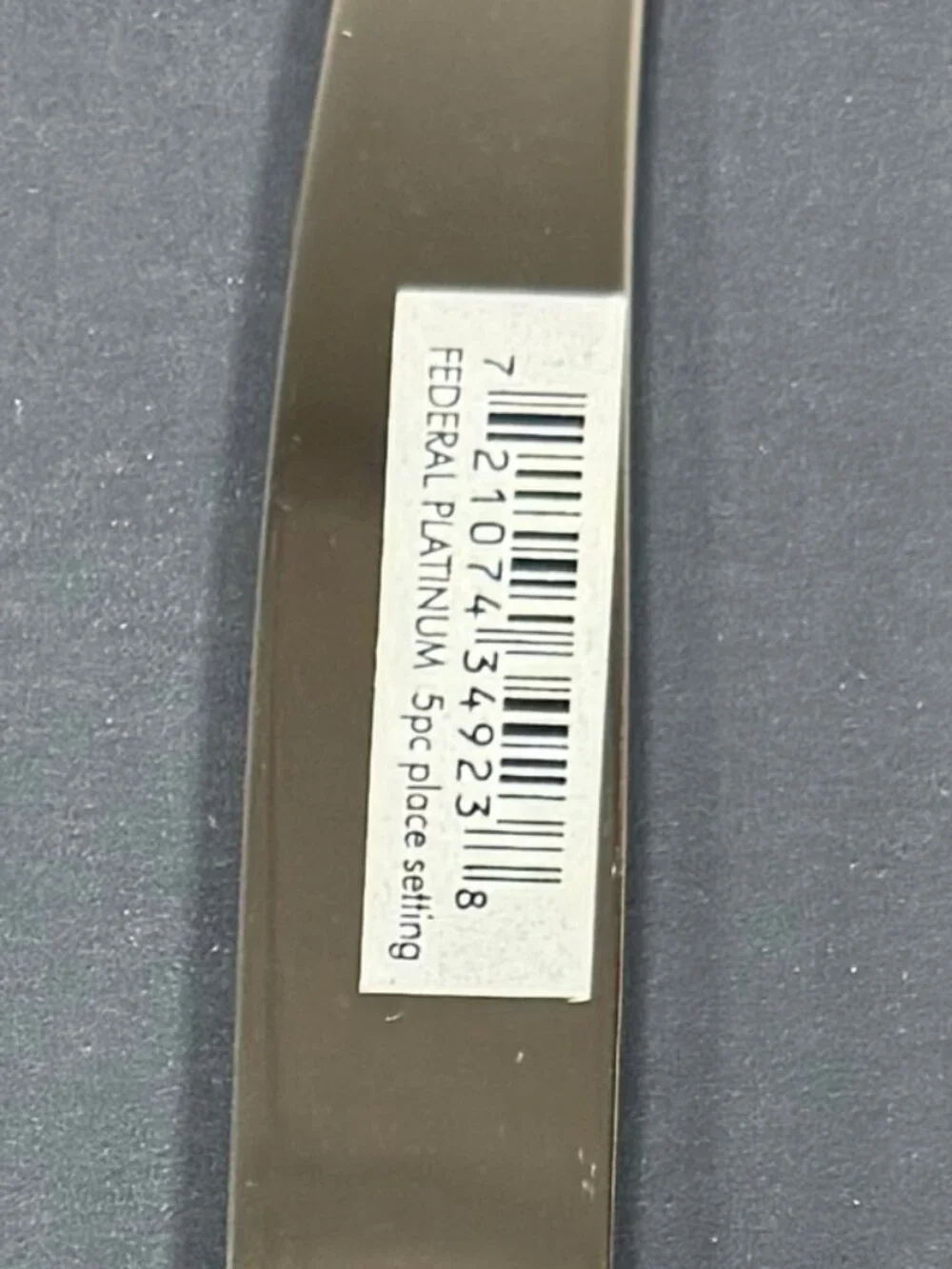 Pair of Lenox Federal Platinum Dinner Knives. KT122
